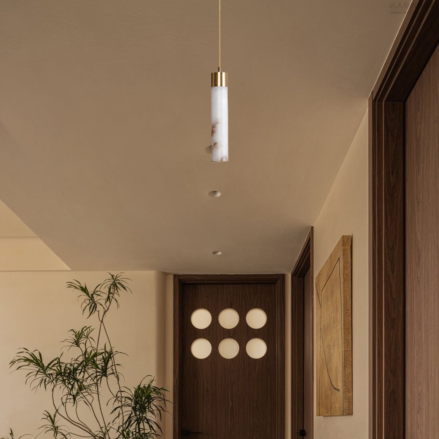 Tala Modern Brass Pendant Lamp