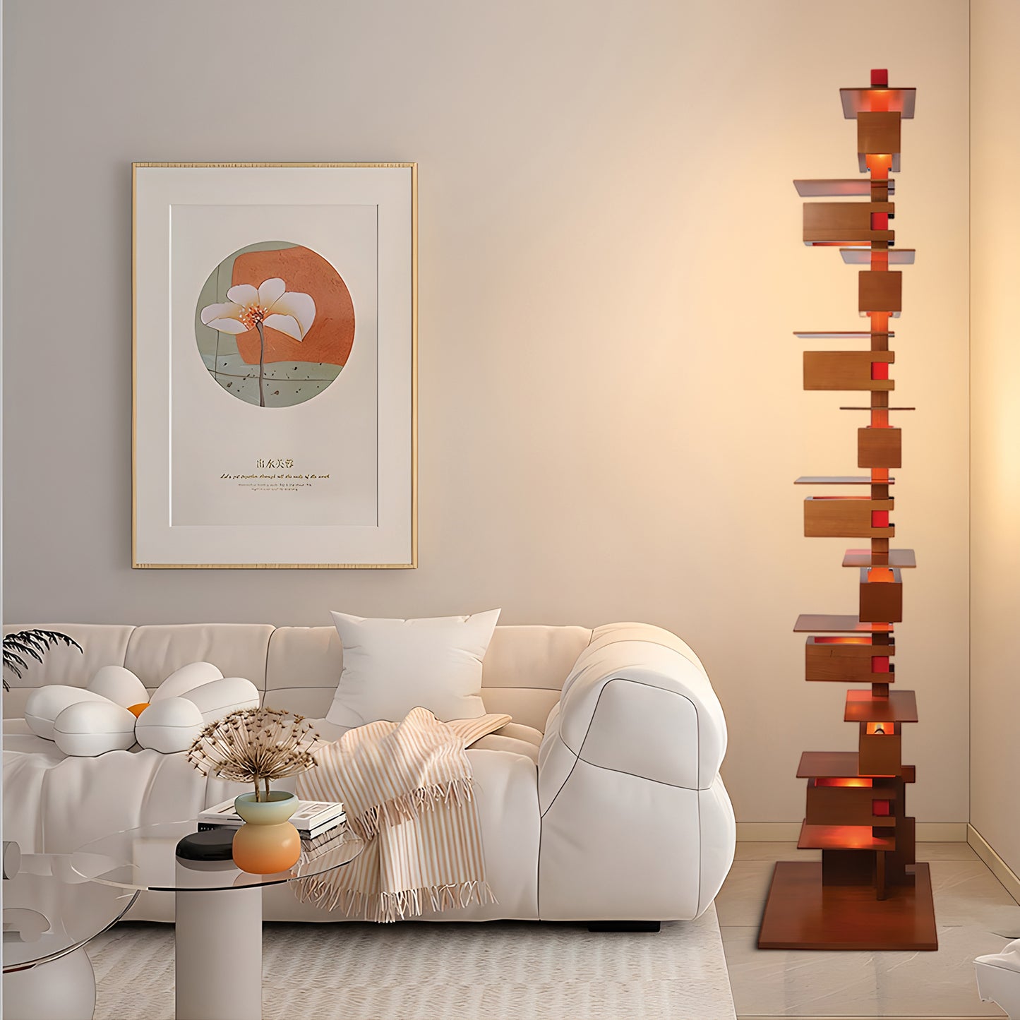 Taliesin Eclectic Metal Floor Lamp