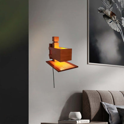 Taliesin Modern Wood Wall Lamp