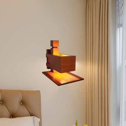 Taliesin Modern Wood Wall Lamp