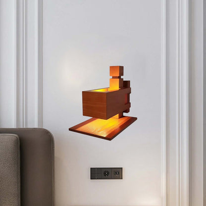 Taliesin Modern Wood Wall Lamp