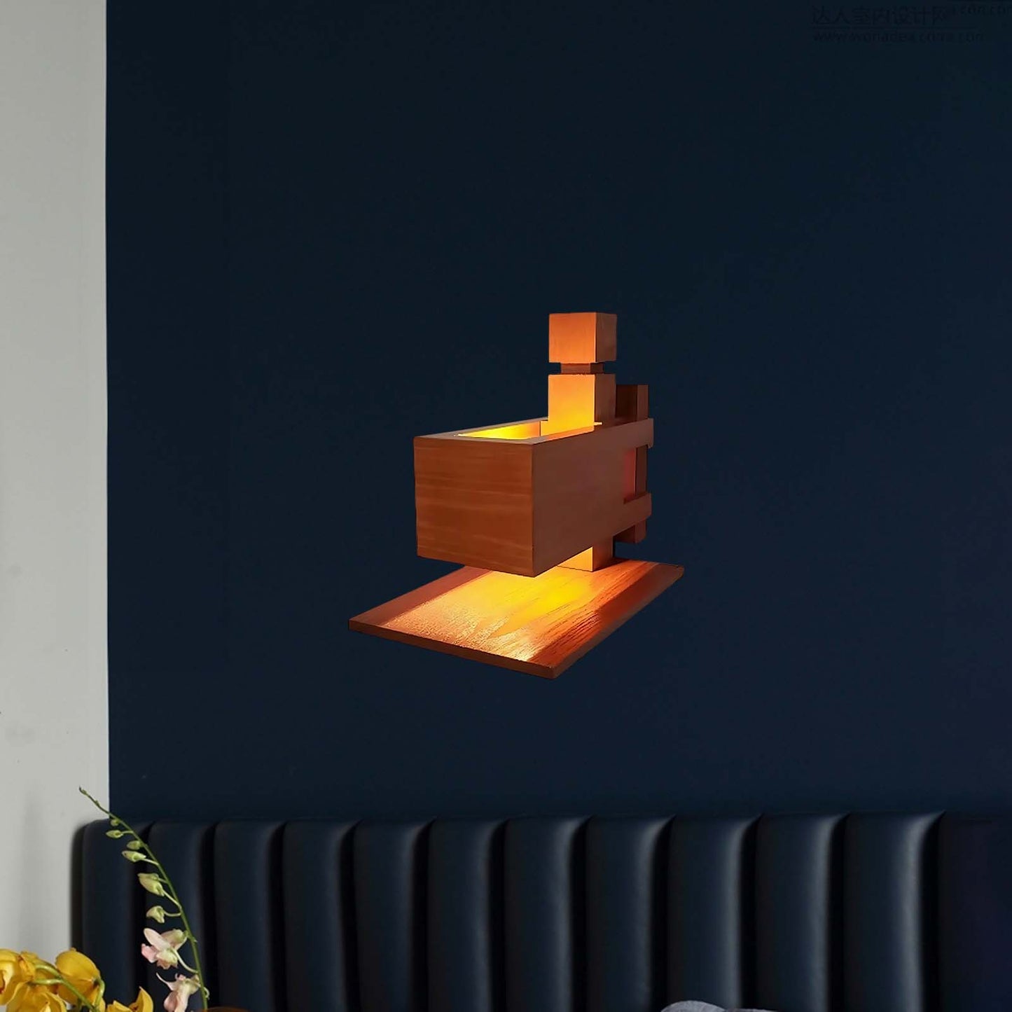 Taliesin Modern Wood Wall Lamp