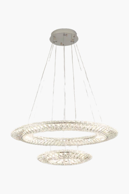 Tanager Geometric Art Deco Steel Chandelier