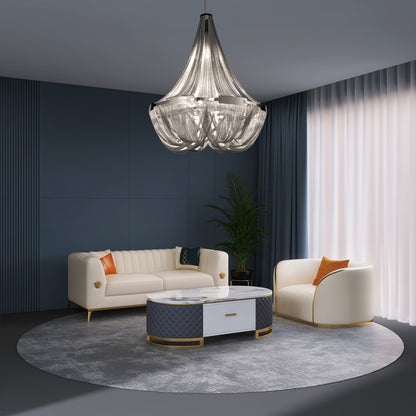 Tassel Aluminum Chain Traditional Metal Chandelier