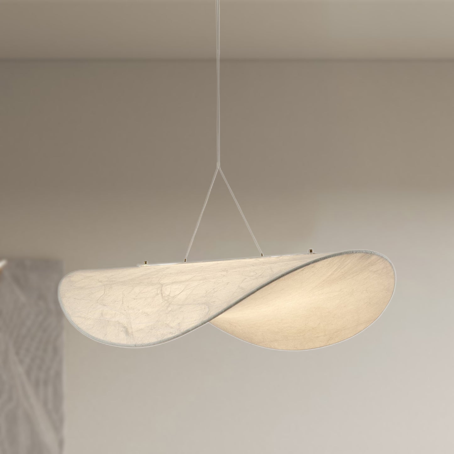 Tense Silk Modern Metal Pendant Light