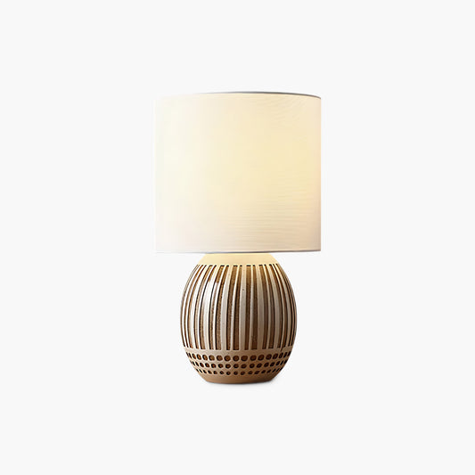 Terra Stripes Modern Metal Table Lamp