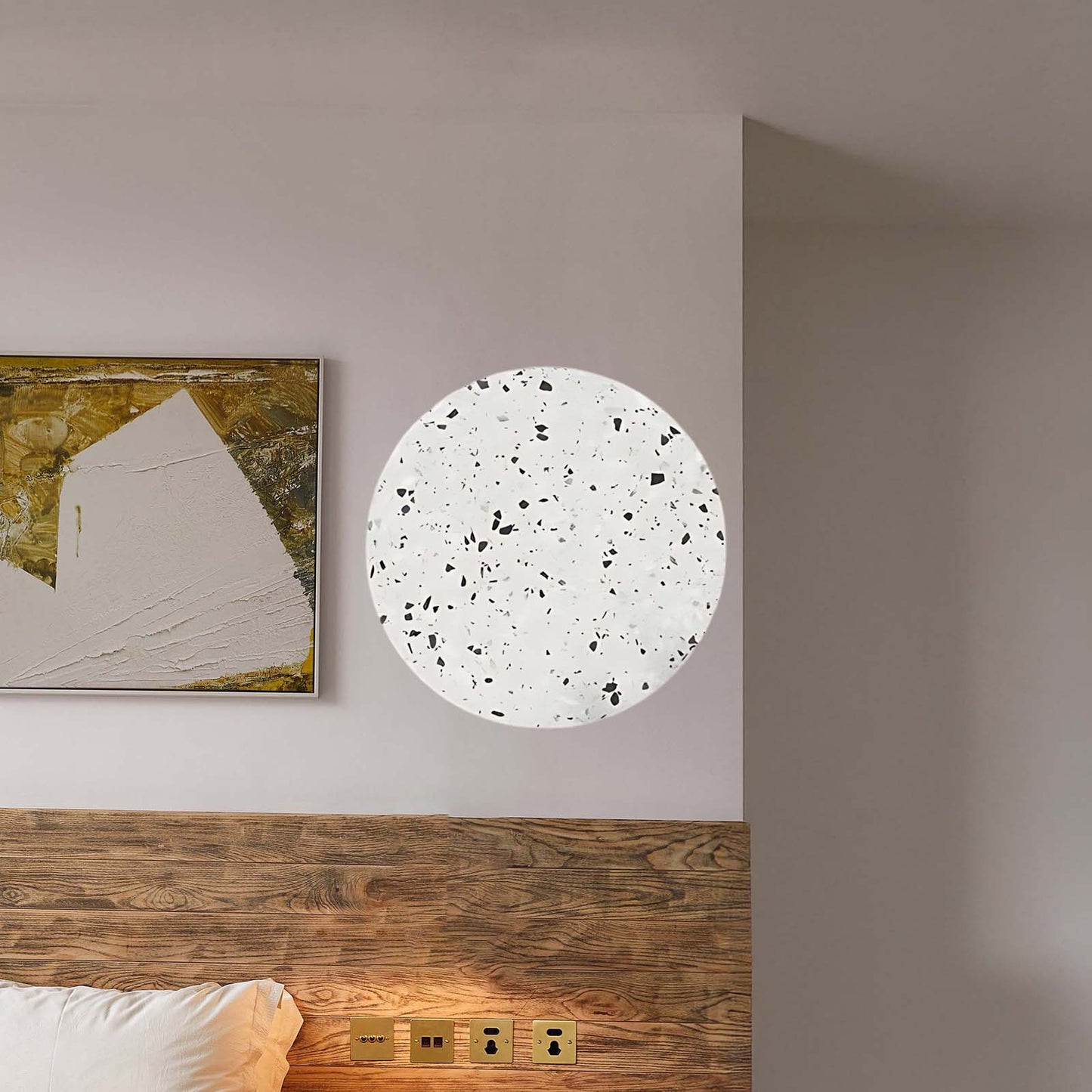 Terrazzo Art Deco Ceramic Wall Lamp