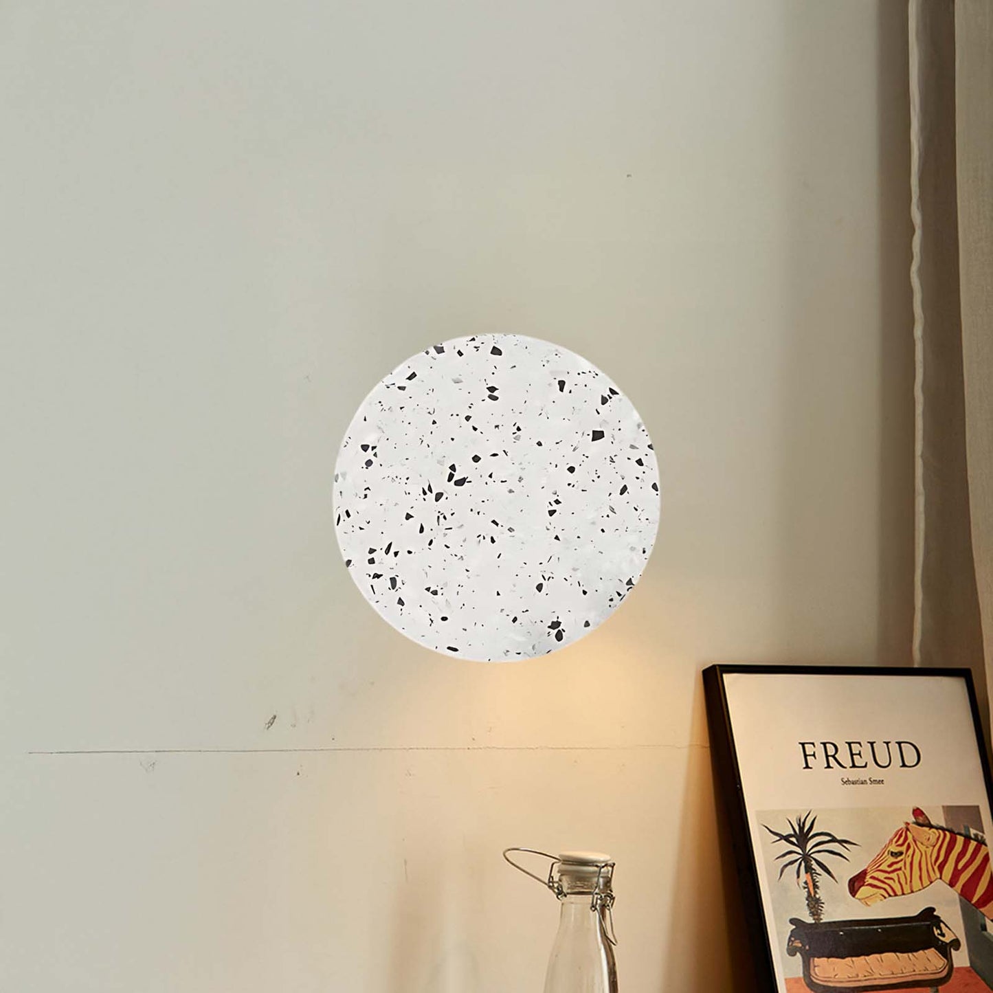 Terrazzo Art Deco Ceramic Wall Lamp