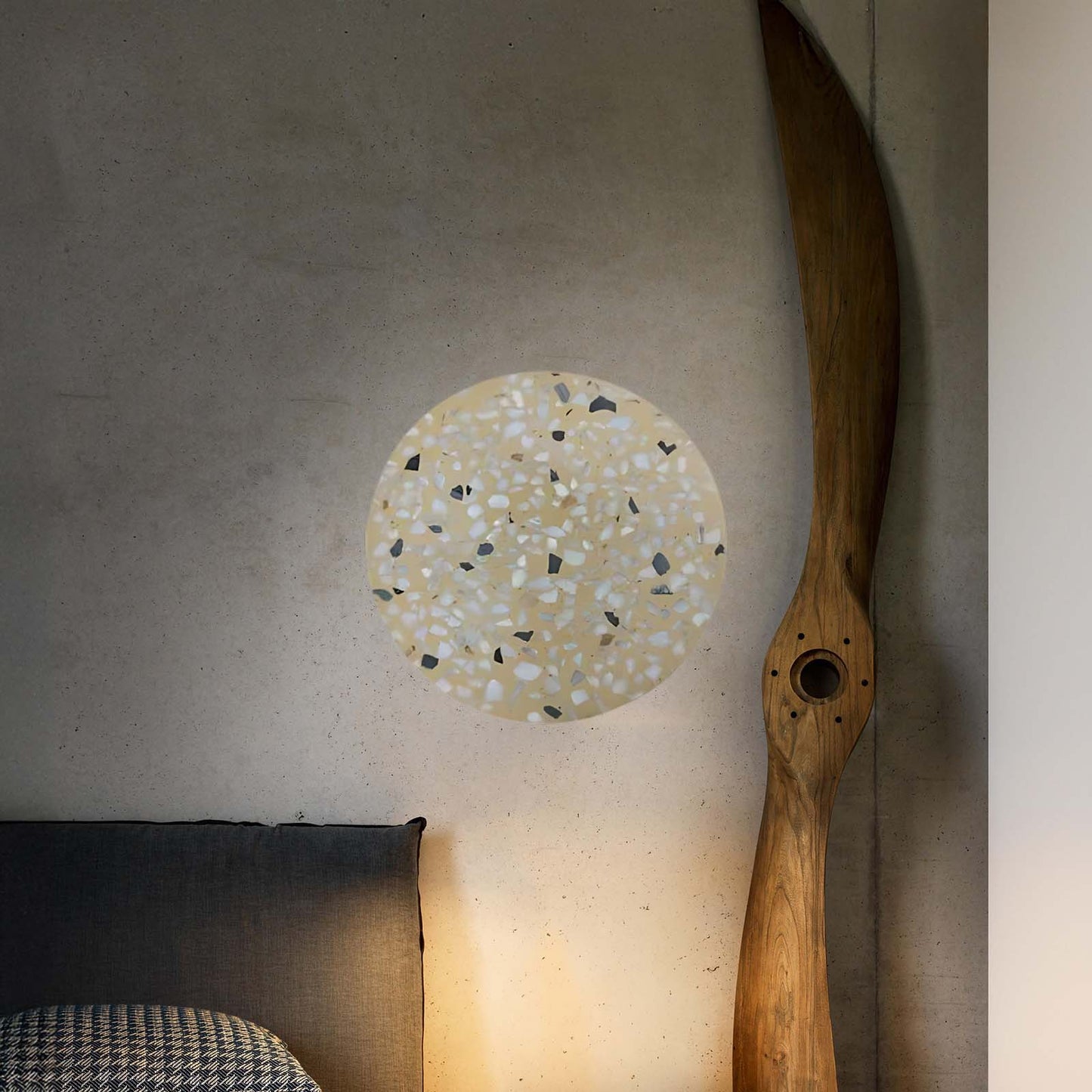 Terrazzo Art Deco Ceramic Wall Lamp