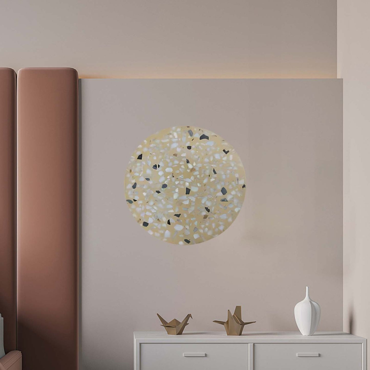 Terrazzo Art Deco Ceramic Wall Lamp