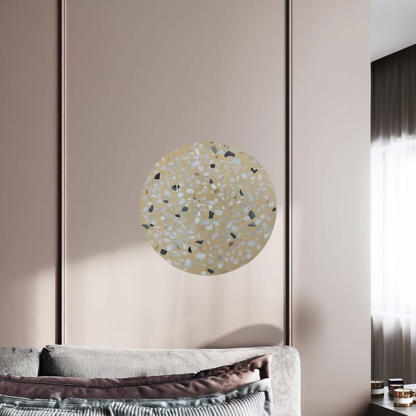 Terrazzo Art Deco Ceramic Wall Lamp