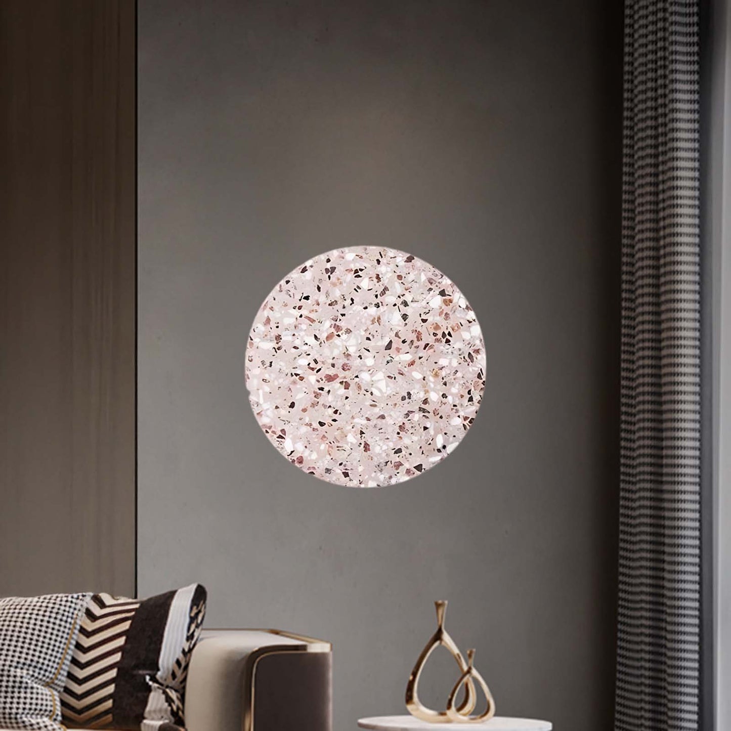 Terrazzo Art Deco Ceramic Wall Lamp