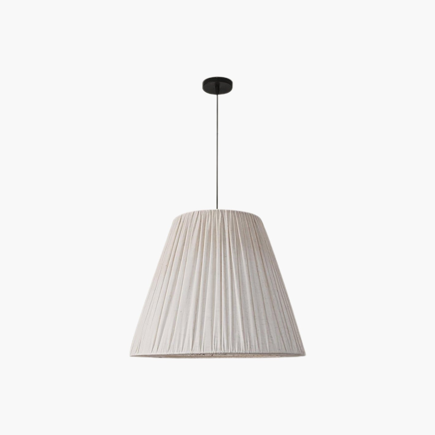 Textile Taper Contemporary Metal Pendant Lamp