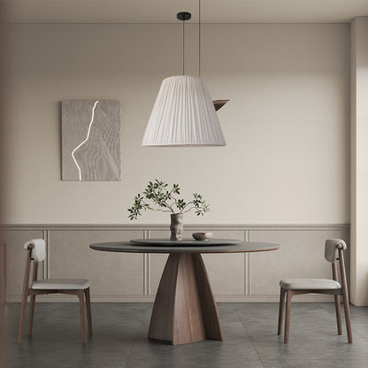 Textile Taper Contemporary Metal Pendant Lamp