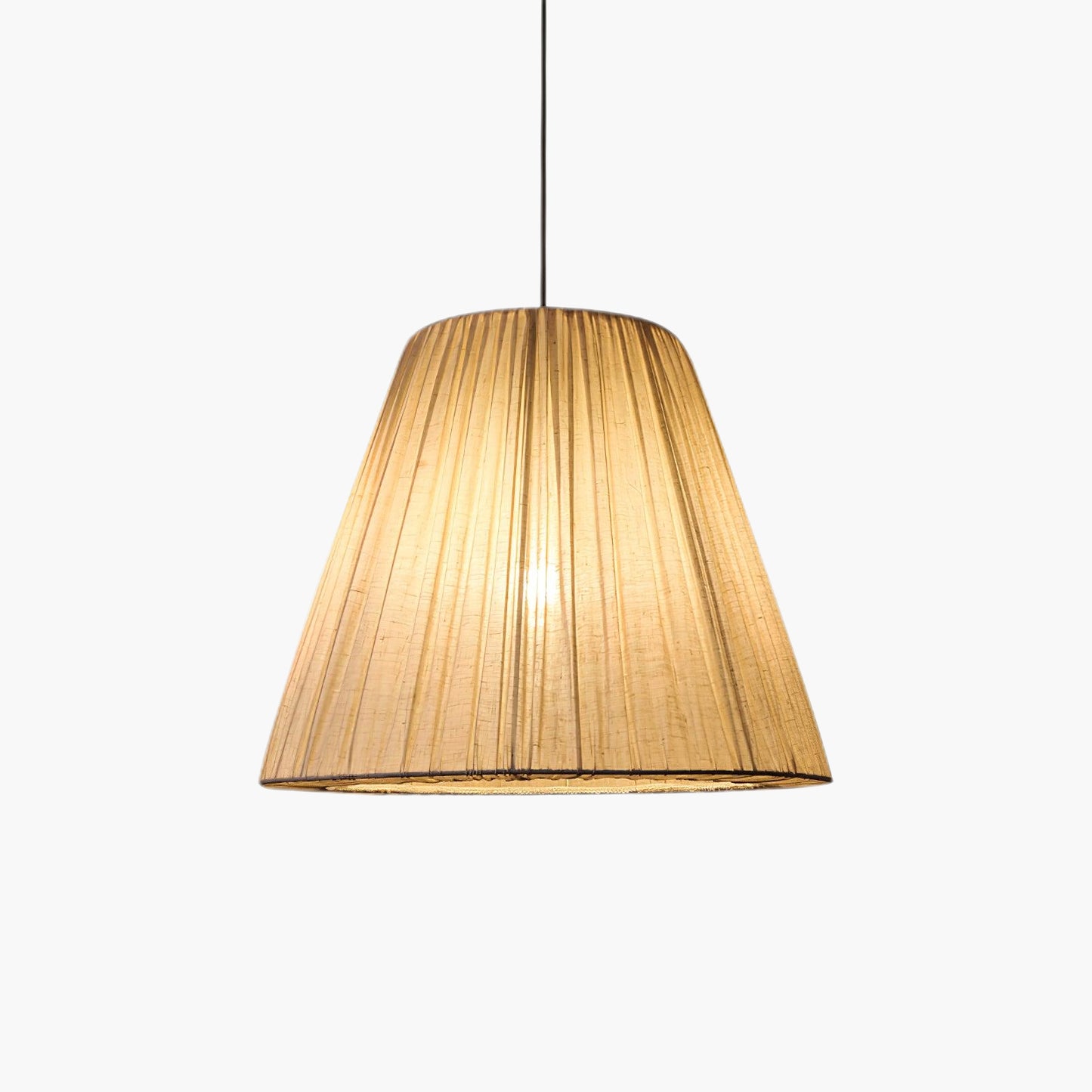 Textile Taper Contemporary Metal Pendant Lamp