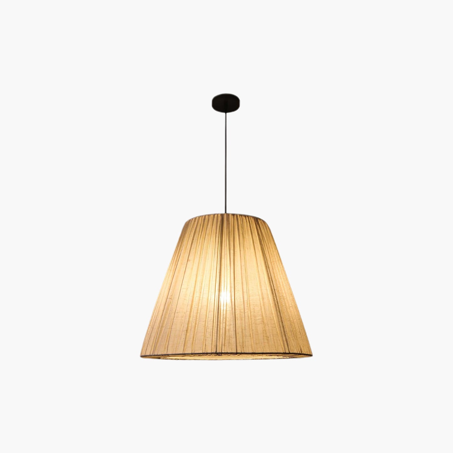 Textile Taper Contemporary Metal Pendant Lamp