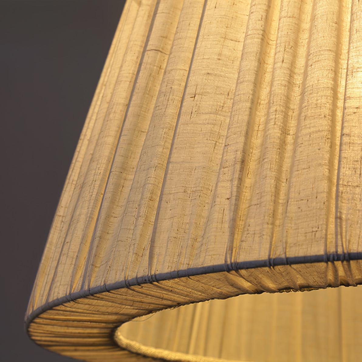 Textile Taper Contemporary Metal Pendant Lamp