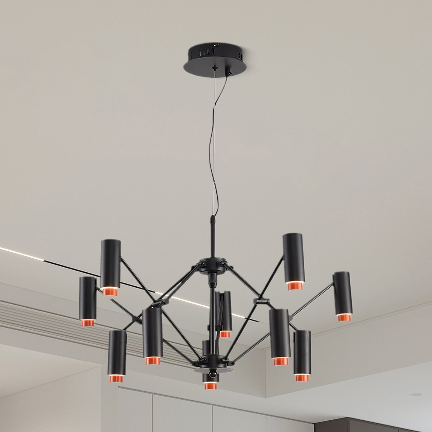 The M Eclectic Metal Pendant light