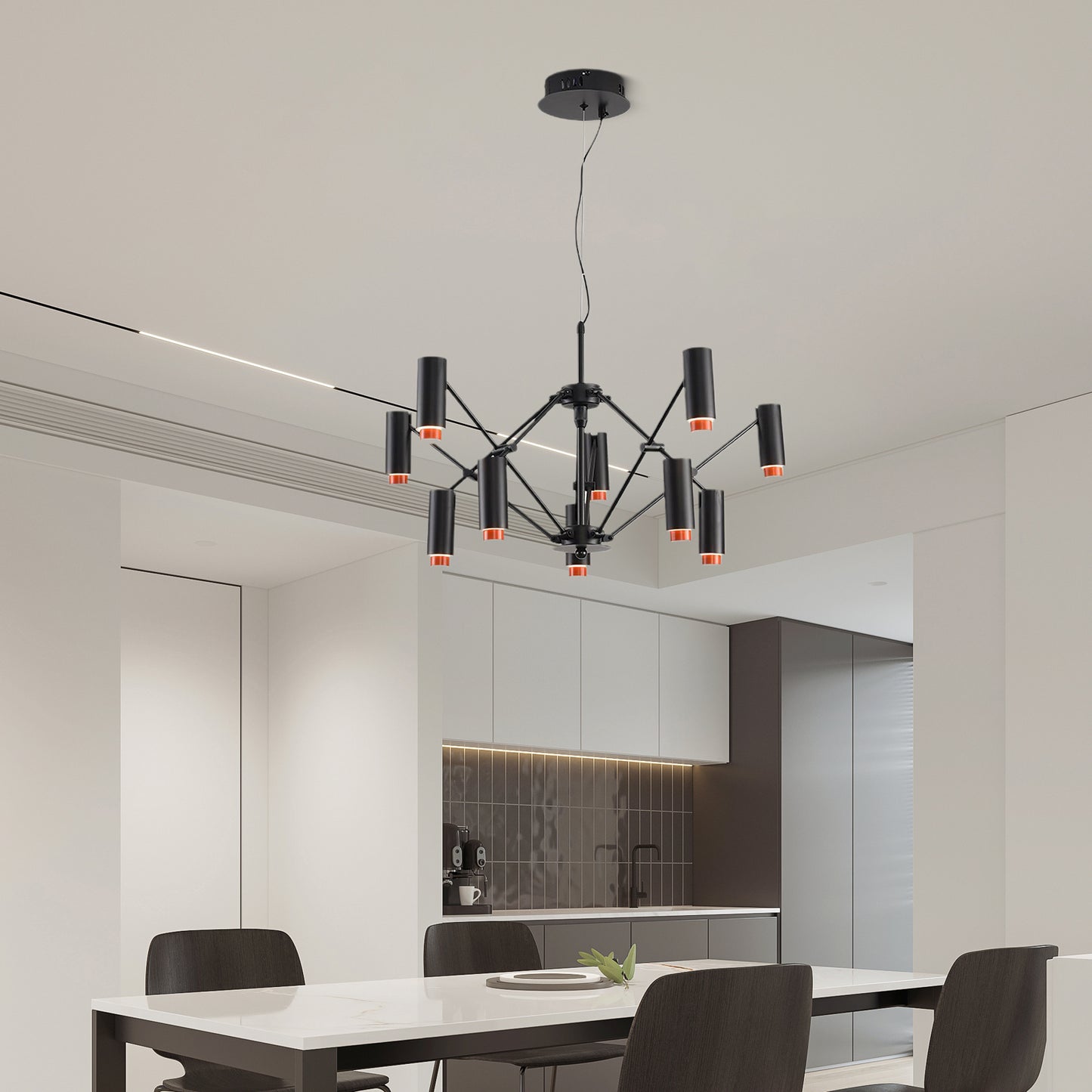 The M Eclectic Metal Pendant light