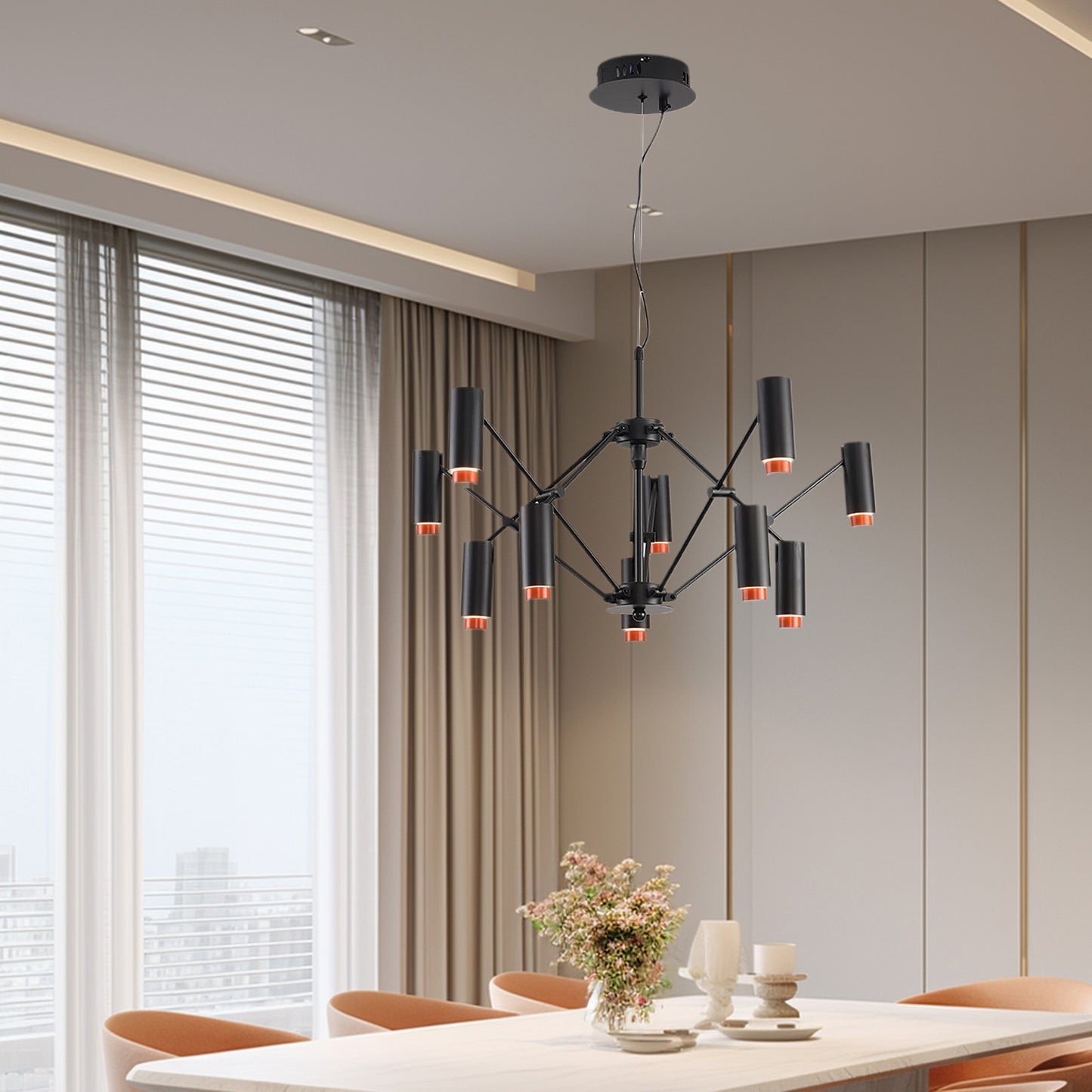 The M Eclectic Metal Pendant light