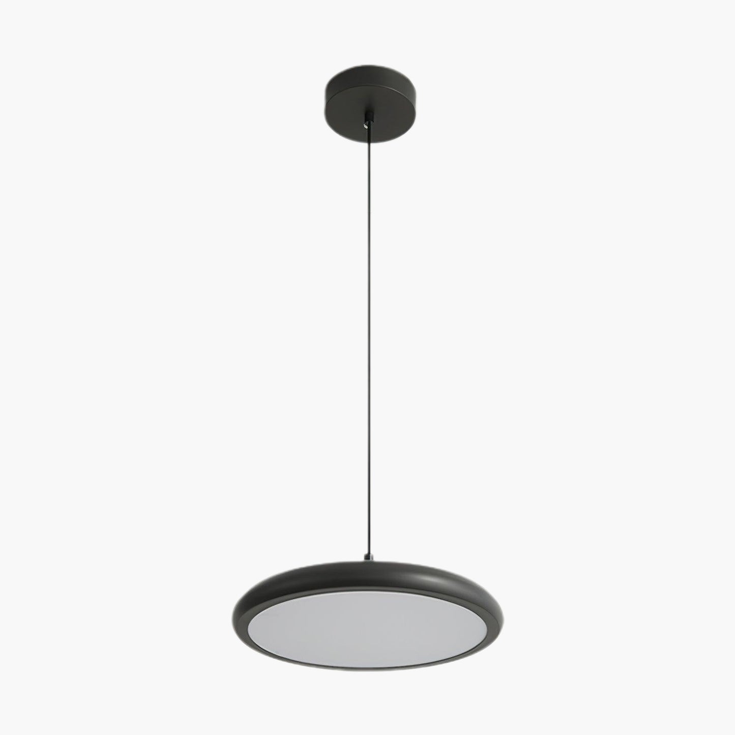 Thin Disc Modern Brass Pendant Lamp