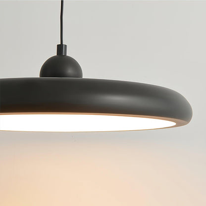 Thin Disc Modern Brass Pendant Lamp