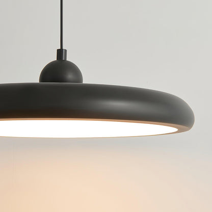 Thin Disc Modern Brass Pendant Lamp