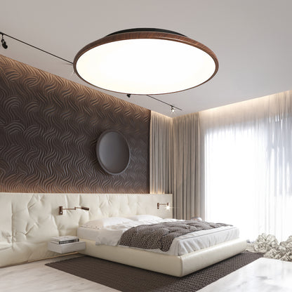 Thin Geometry Shape Modern Metal Ceiling Lamp