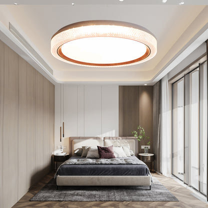 Thin Round Modern Metal Ceiling Lamp