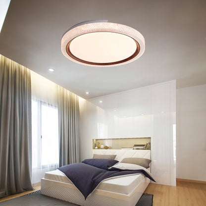 Thin Round Modern Metal Ceiling Lamp