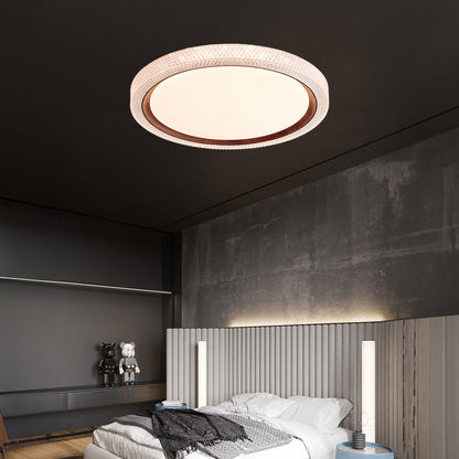 Thin Round Modern Metal Ceiling Lamp