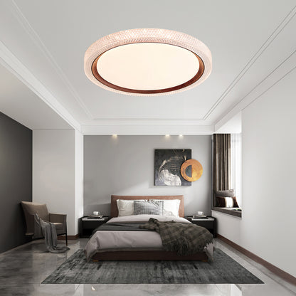 Thin Round Modern Metal Ceiling Lamp