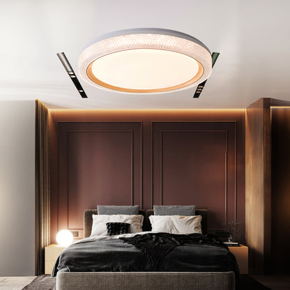 Thin Round Modern Metal Ceiling Lamp