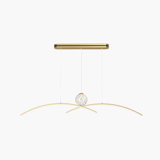 Thurston Linear Modern Crystal Pendant Light