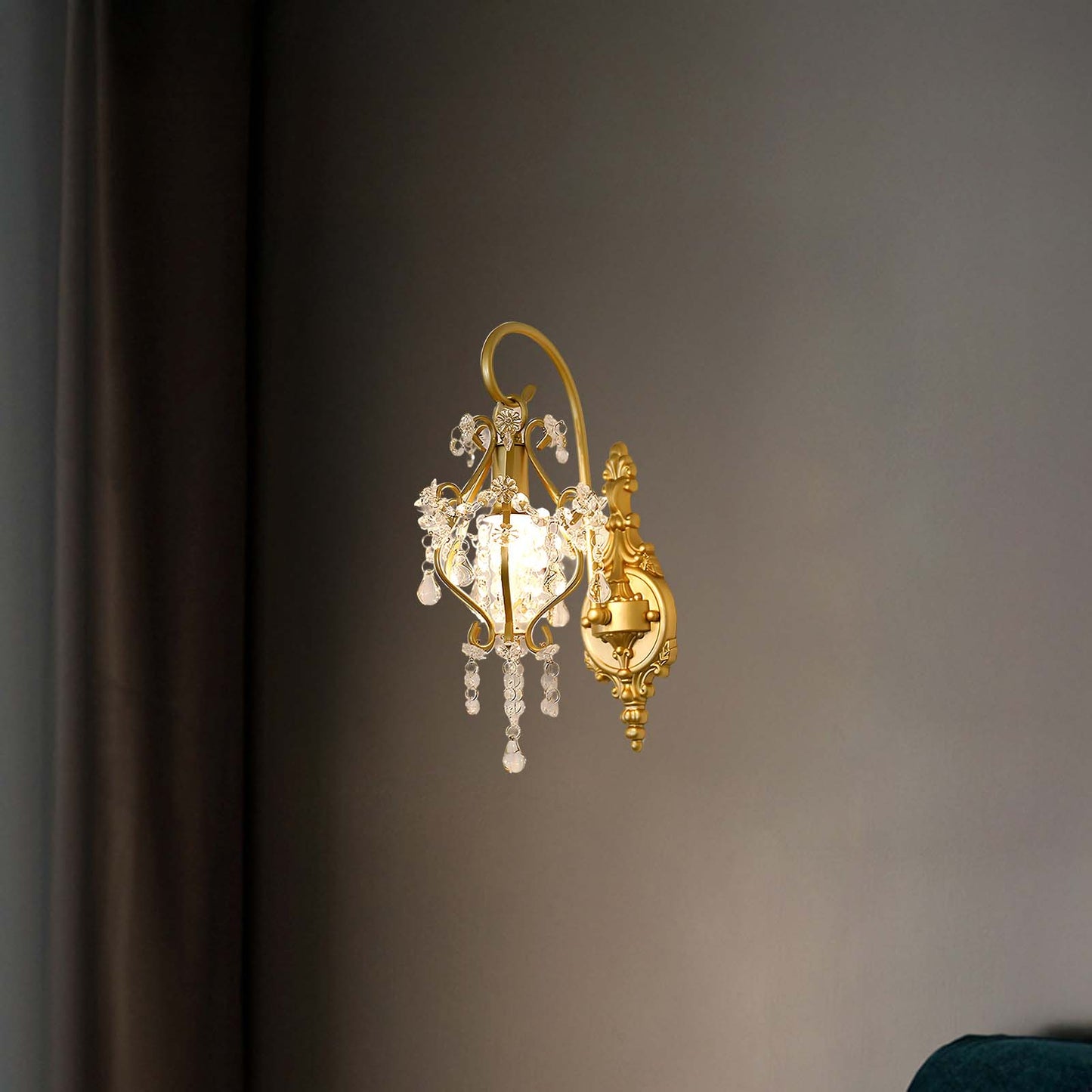 Timon Modern Crystal Wall Lamp