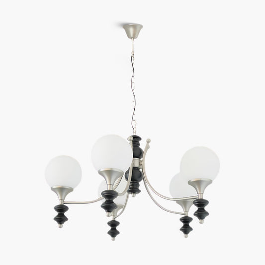 Tina Wooden Modern Crystal Chandelier