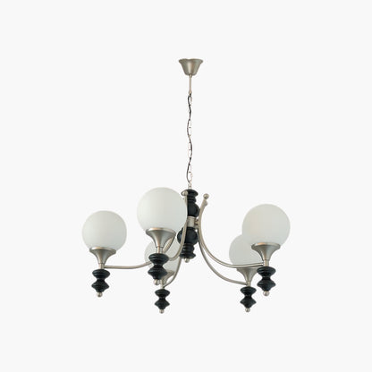 Tina Wooden Modern Crystal Chandelier