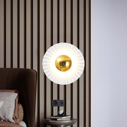 Tinsley Flush Eclectic Metal Wall Lamp