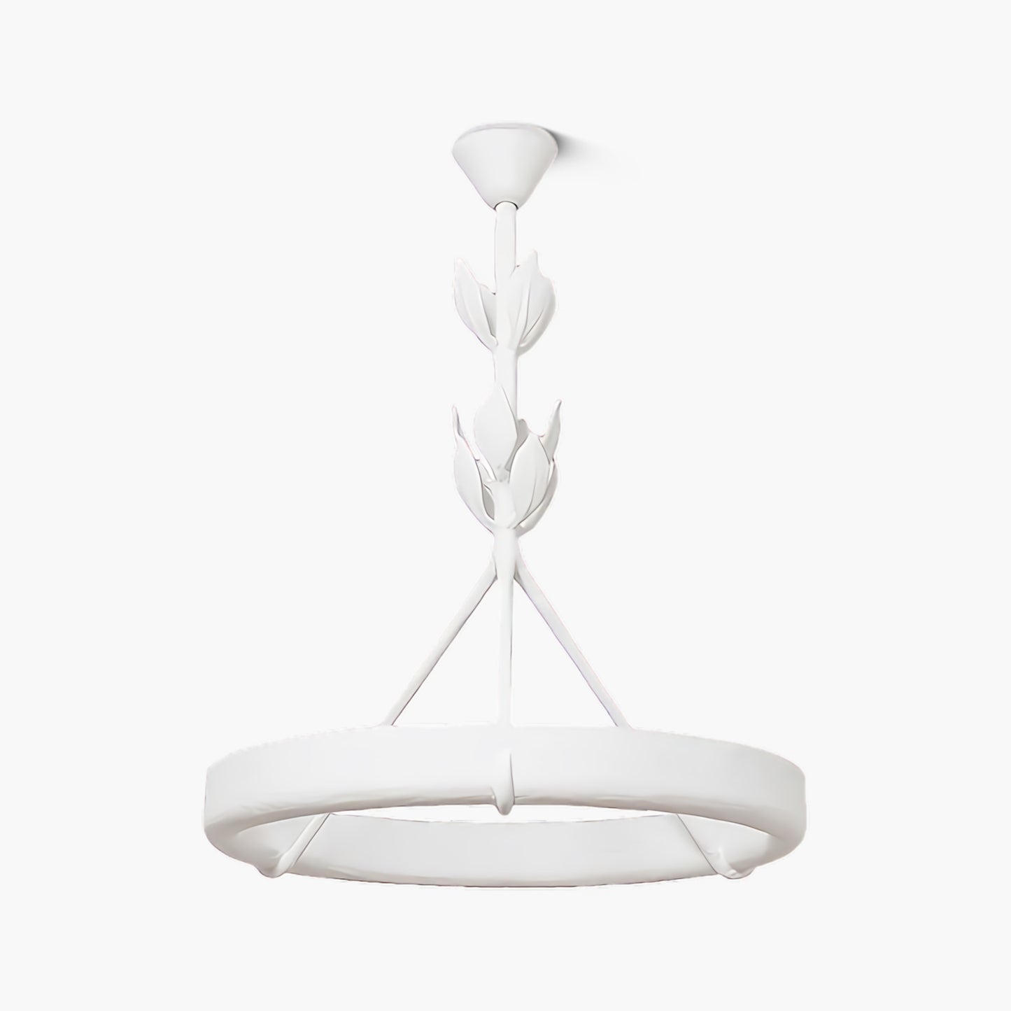 Tinsley Plaster Minimalist Metal Chandelier