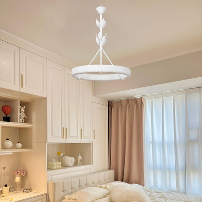 Tinsley Plaster Minimalist Metal Chandelier