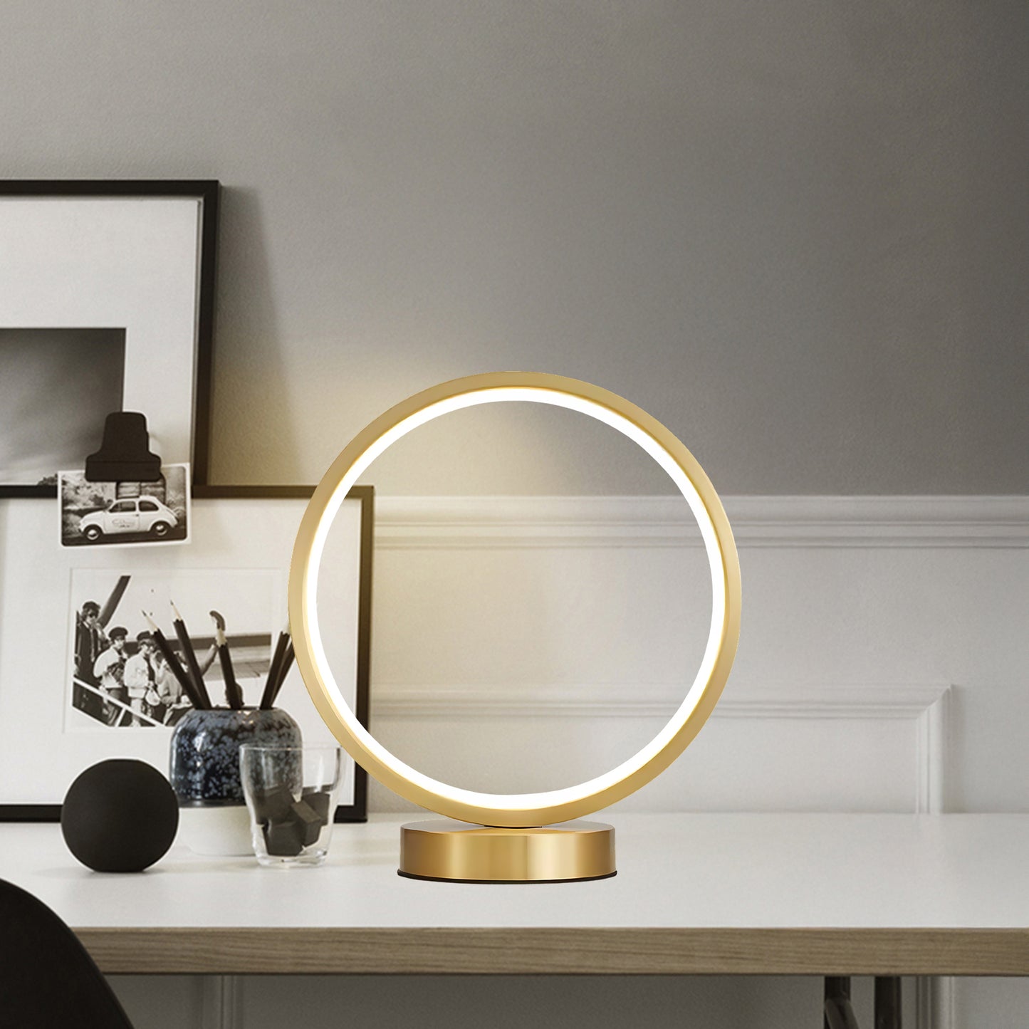 Tivoli Modern Brass Table Lamp