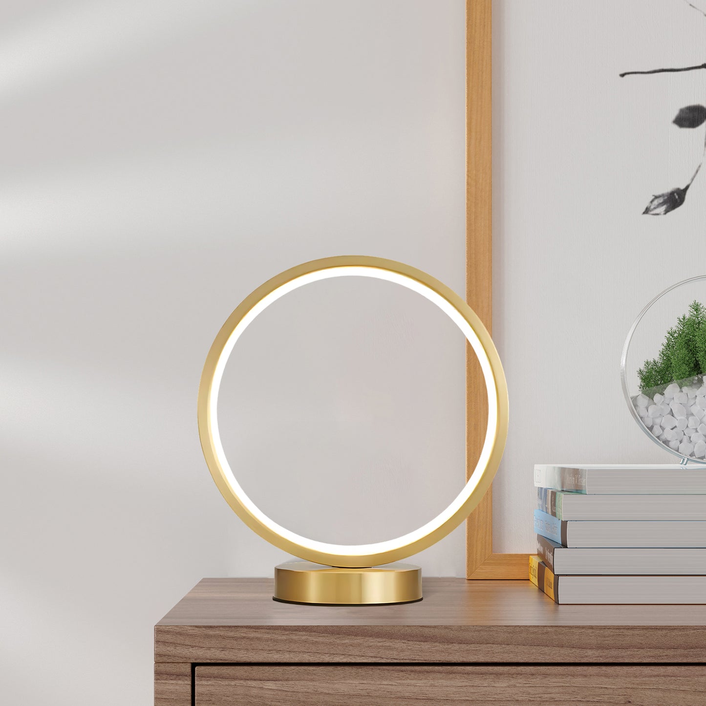 Tivoli Modern Brass Table Lamp