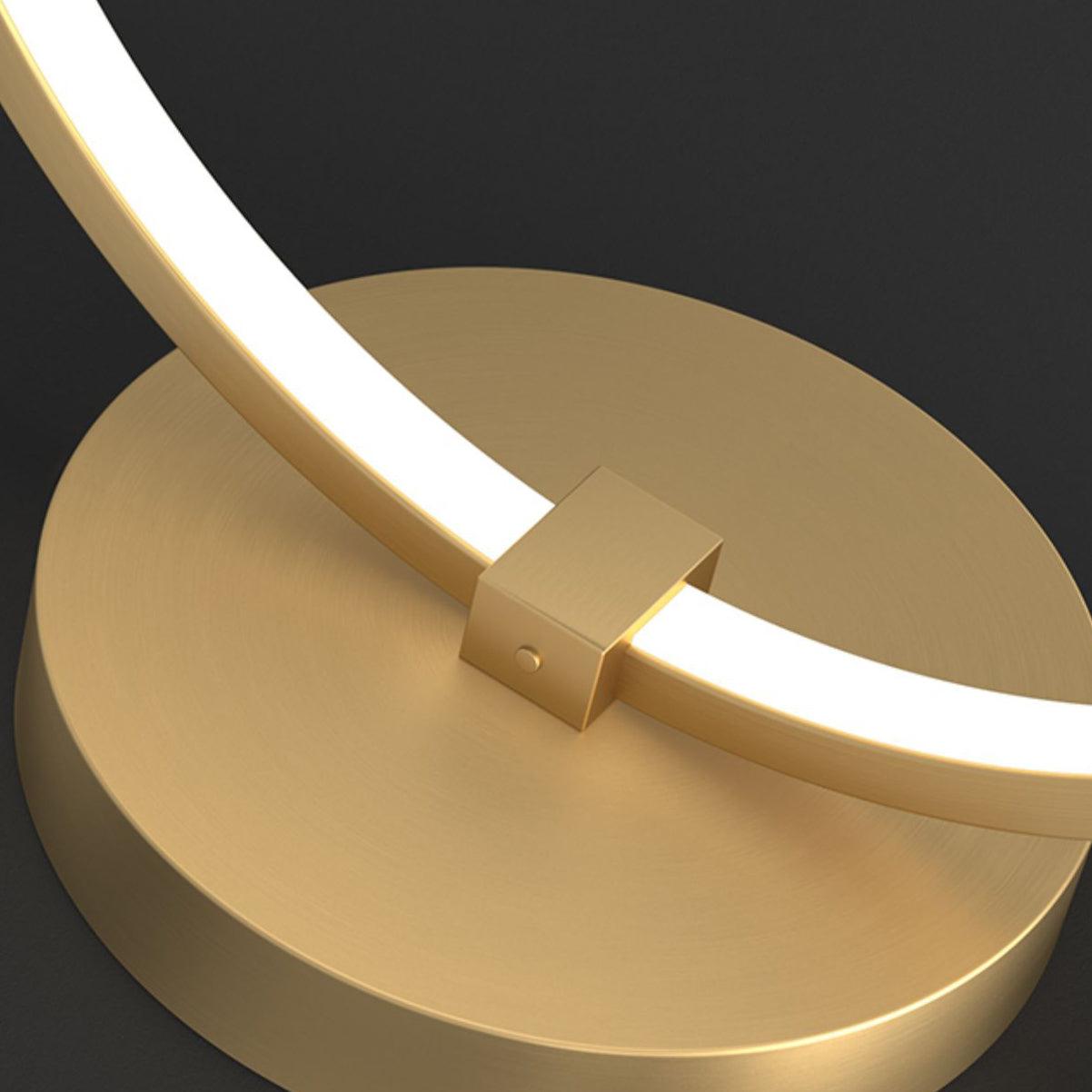 Tivoli Modern Brass Table Lamp