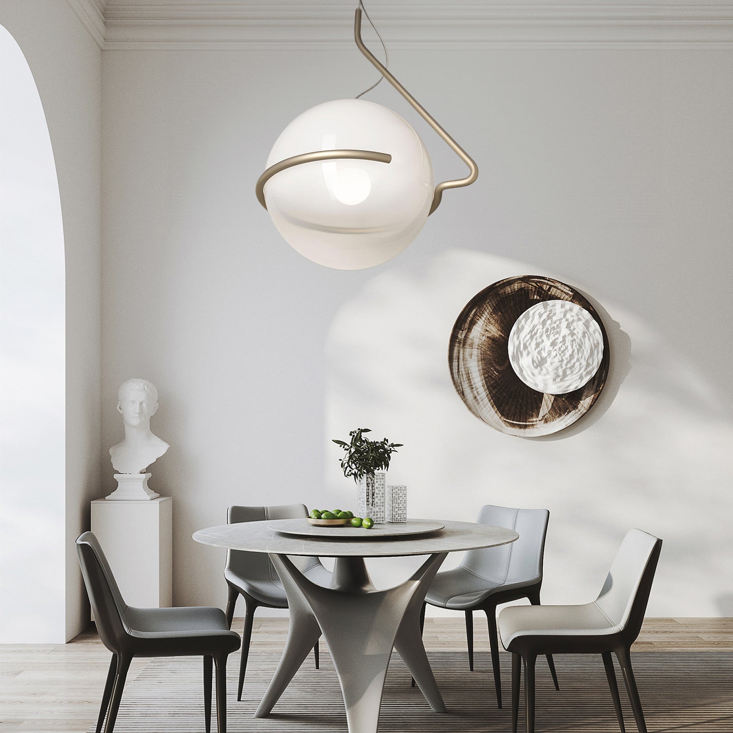 Tonda Contemporary Crystal Pendant Lamp