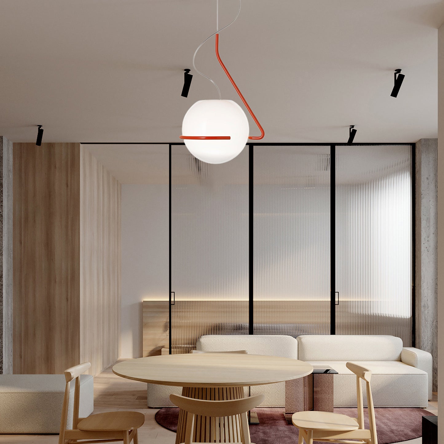 Tonda Contemporary Crystal Pendant Lamp