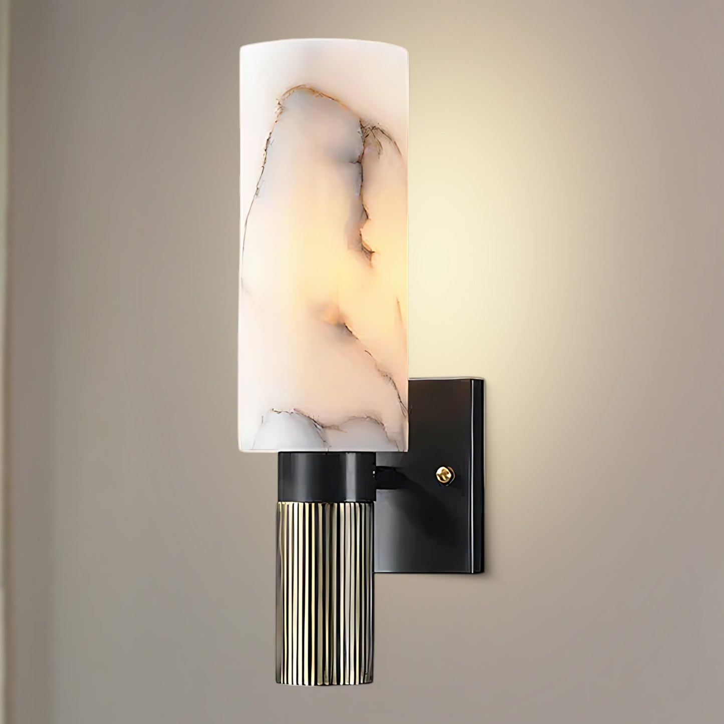 Torch Alabaster Sconce