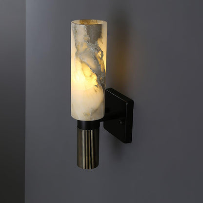 Torch Alabaster Sconce