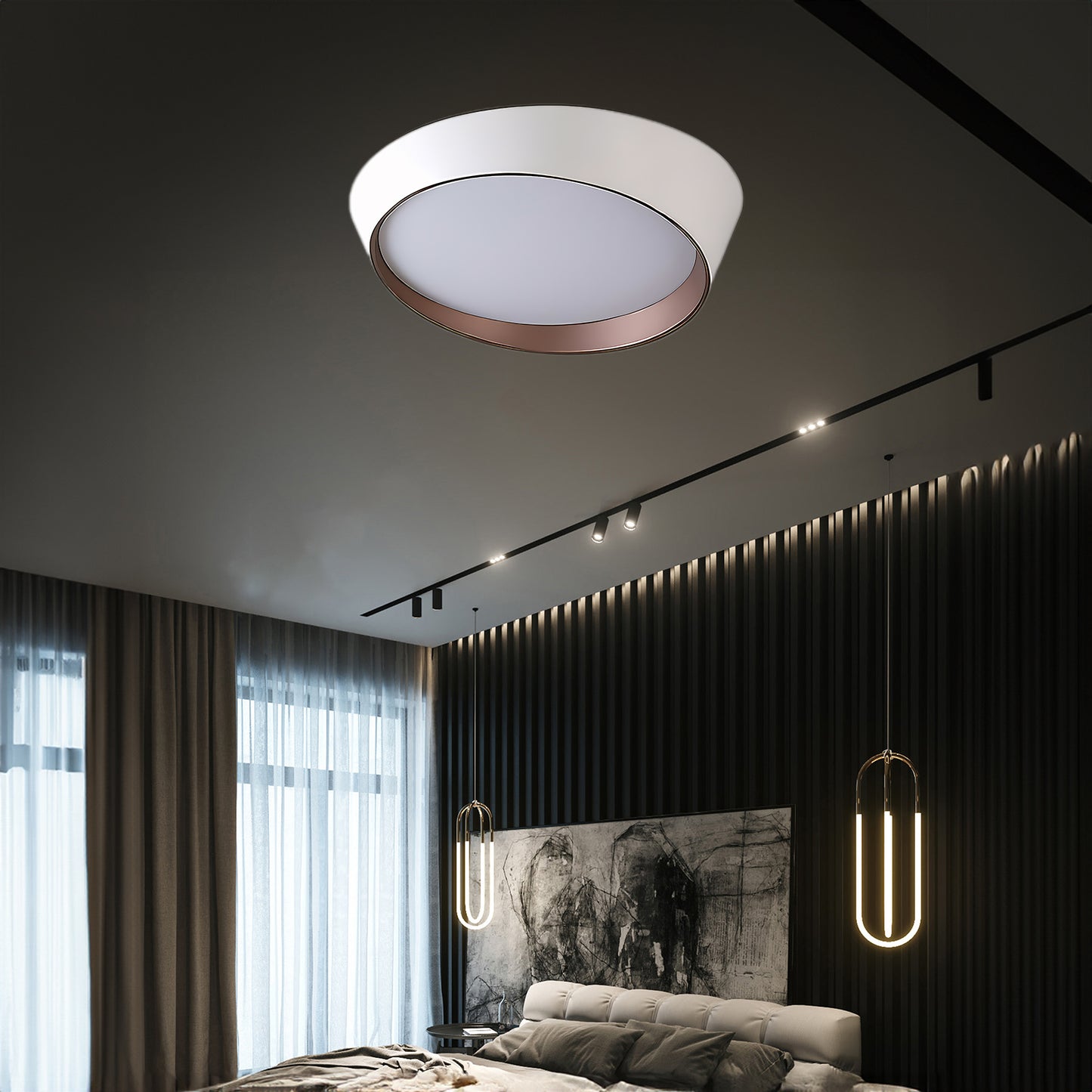 Toronto Modern Metal Ceiling Lamp