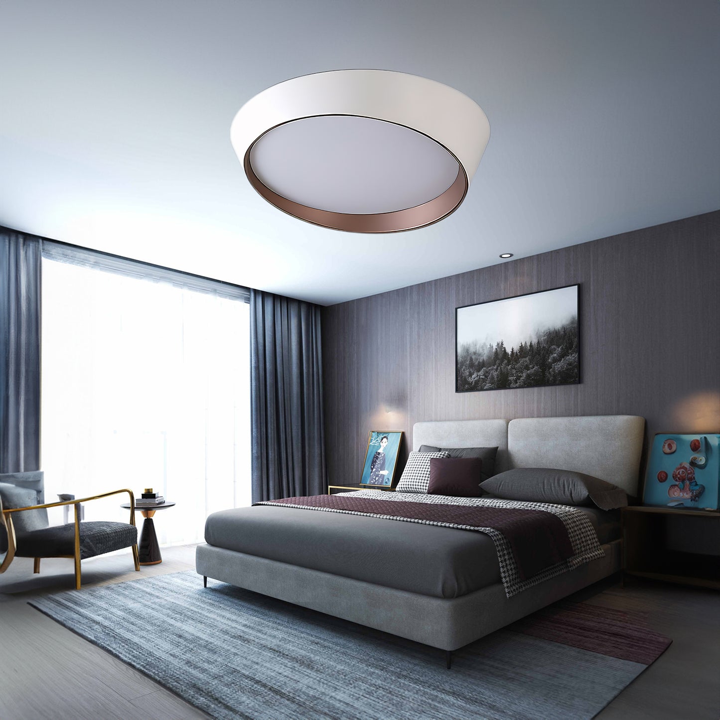 Toronto Modern Metal Ceiling Lamp