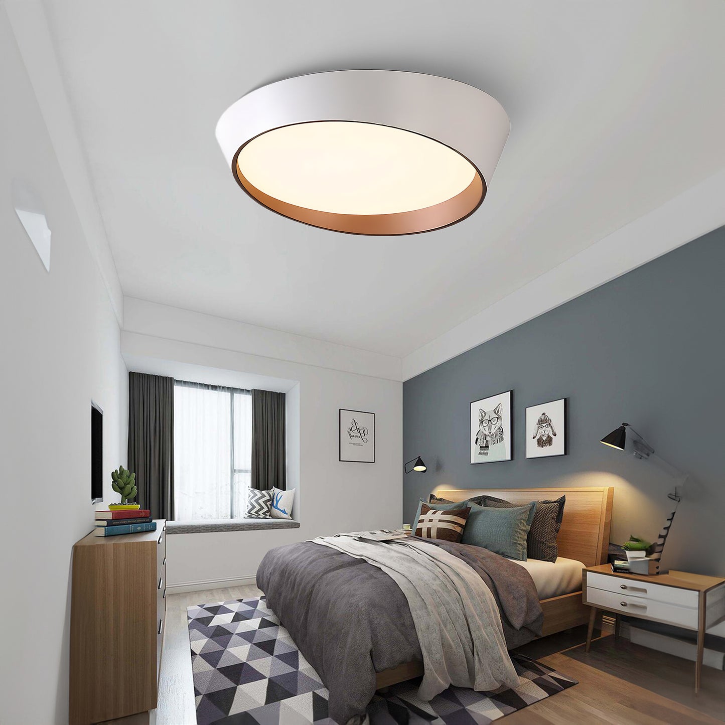 Toronto Modern Metal Ceiling Lamp